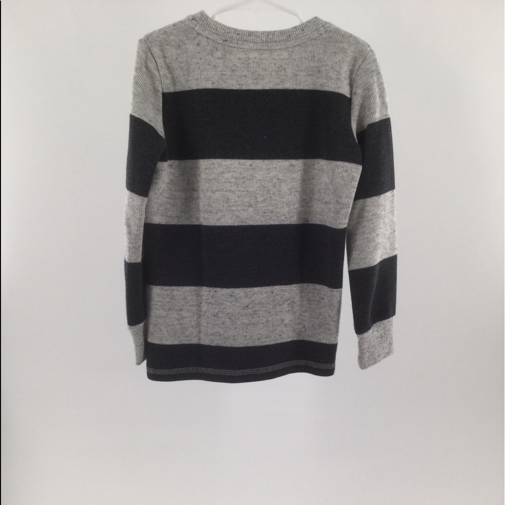 Jumping bean boys blue and gray striped‎ shirt - Picture 5 of 7